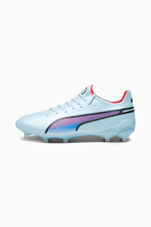 KING ULTIMATE FG/AG Women's Football Boots, Silver Sky-PUMA Black-Fire Orchid, extralarge-GBR