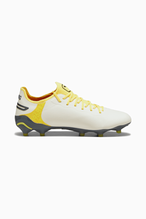 KING ULTIMATE FG/AG Women's Football Boots, Alpine Snow-Asphalt-Yellow Blaze, extralarge-GBR