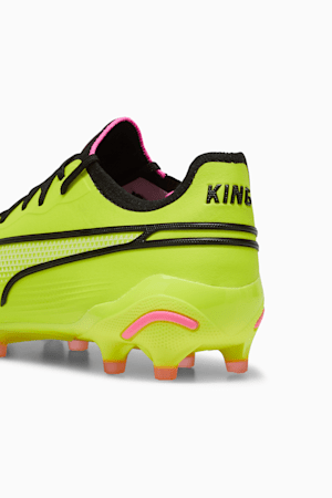 KING ULTIMATE FG/AG Women's Football Boots, Electric Lime-PUMA Black-Poison Pink, extralarge-GBR