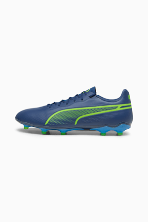 KING PRO FG/AG Football Boots, Persian Blue-Pro Green-Ultra Blue, extralarge-GBR