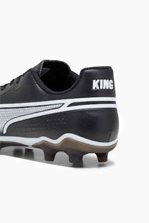 KING MATCH FG/AG Football Boots, PUMA Black-PUMA White, extralarge-GBR