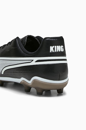 KING MATCH FG/AG Youth Football Boots, PUMA Black-PUMA White, extralarge-GBR