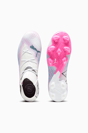 FUTURE 7 ULTIMATE FG/AG Women's Soccer Cleats, PUMA White-PUMA Black-Poison Pink, extralarge