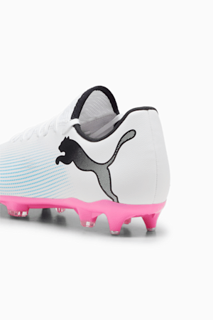 FUTURE 7 PLAY MxSG Football Boots, PUMA White-PUMA Black-Poison Pink, extralarge-GBR
