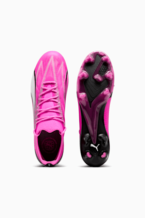 Chaussures de soccer Ultra Ultimate FG/AG Femme, Poison Pink-PUMA White-PUMA Black, extralarge