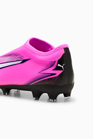 ULTRA MATCH FG/AG Laceless Youth Football Boots, Poison Pink-PUMA White-PUMA Black, extralarge-GBR