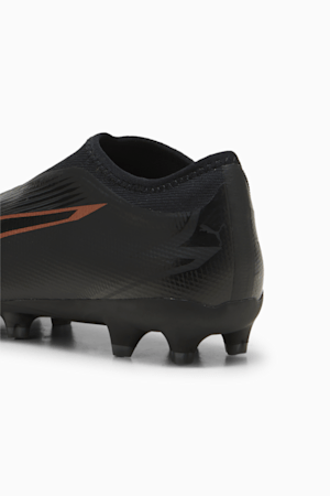 ULTRA MATCH FG/AG Laceless Youth Football Boots, PUMA Black-Copper Rose, extralarge-GBR