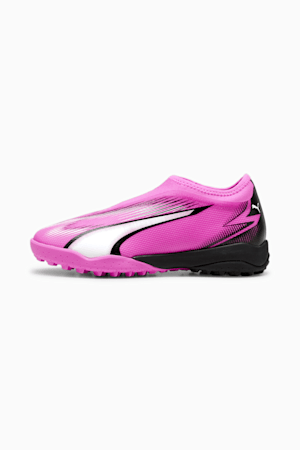 ULTRA MATCH LL TT Mid Youth Football Boots, Poison Pink-PUMA White-PUMA Black, extralarge-GBR