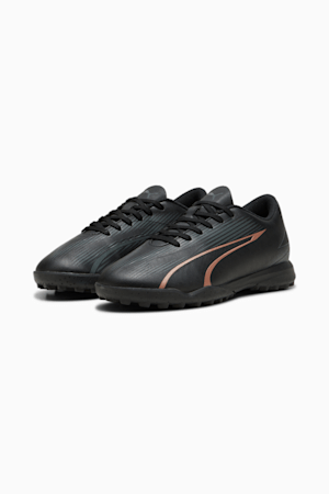 ULTRA PLAY TT Youth Football Boots, PUMA Black-Copper Rose, extralarge-GBR