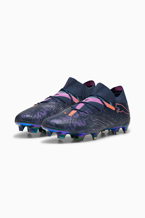 FUTURE 7 ULTIMATE FTR FG/AG Men's Soccer Cleats, Club Navy-Loveable-Cobalt Glaze-Matte Puma Gold, extralarge