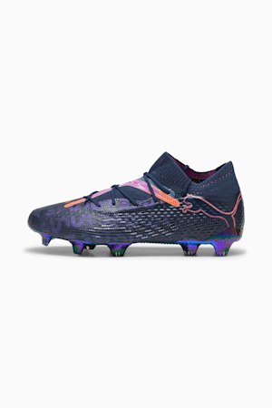 FUTURE 7 ULTIMATE FTR FG/AG Men's Soccer Cleats, Club Navy-Loveable-Cobalt Glaze-Matte Puma Gold, extralarge