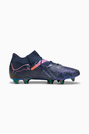 FUTURE 7 ULTIMATE FTR FG/AG Men's Soccer Cleats, Club Navy-Loveable-Cobalt Glaze-Matte Puma Gold, extralarge