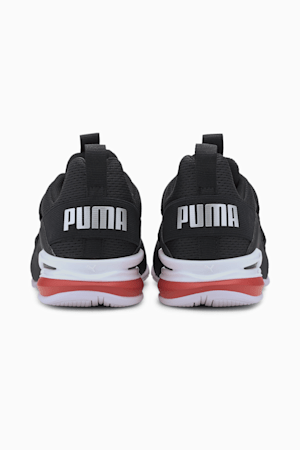 Axelion Mesh Sneakers Big Kids, Puma Black-Puma Silver-High Risk Red, extralarge