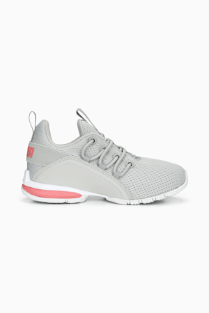 Axelion Mesh Little Kids' Shoes, Cool Light Gray-Loveable-PUMA White, extralarge