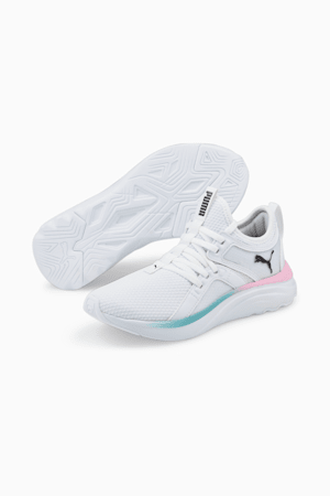 SoftRide Sophia Sneakers Big Kids, Puma White-Puma Black, extralarge