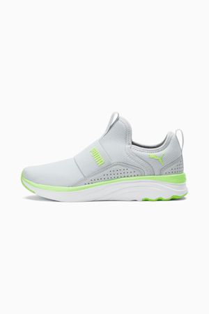 Chaussures de sport Softride Sophia à enfiler Femme, Platinum Gray-Fast Yellow, extralarge