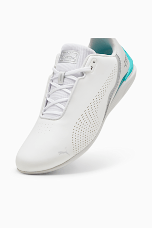 Mercedes-AMG Petronas Formula 1® Drift Cat Decima Motorsport Shoes, PUMA White-Sheen Green, extralarge-GBR