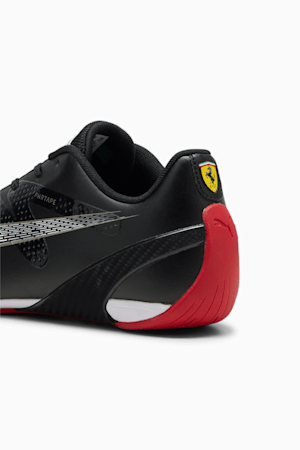 Scuderia Ferrari Carbon Cat Men's Driving Shoes, PUMA Black-PUMA White-Rosso Corsa, extralarge