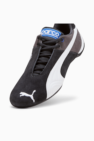 PUMA x SPARCO Future Cat OG Driving Shoes, PUMA Black-PUMA White-Dark Coal, extralarge