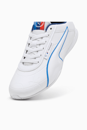 BMW M Motorsport Tune Cat Driving Shoes, PUMA White-Cool Cobalt, extralarge-GBR