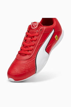 Scuderia Ferrari Tune Cat Driving Shoes, Rosso Corsa-PUMA White, extralarge-GBR
