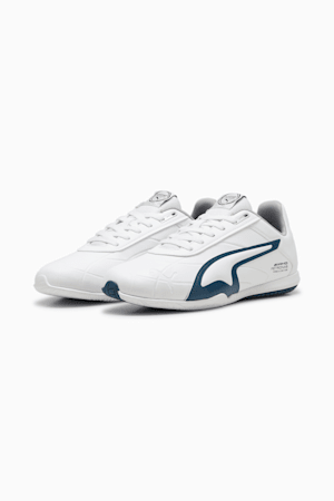 Mercedes-AMG Petronas Motorsport Tune Cat Driving Shoes, PUMA White-Ocean Tropic, extralarge-GBR