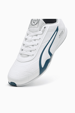 Mercedes-AMG Petronas Motorsport Tune Cat Driving Shoes, PUMA White-Ocean Tropic, extralarge-GBR