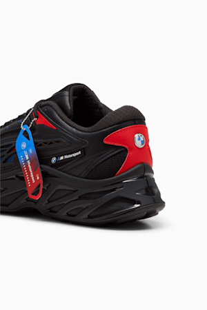 BMW M Motorsport Exotek NITRO™ Men's Sneakers, PUMA Black-Pop Red-Cool Cobalt, extralarge