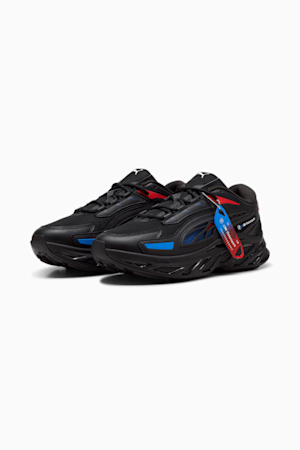 BMW M Motorsport Exotek NITRO™ Men's Sneakers, PUMA Black-Pop Red-Cool Cobalt, extralarge