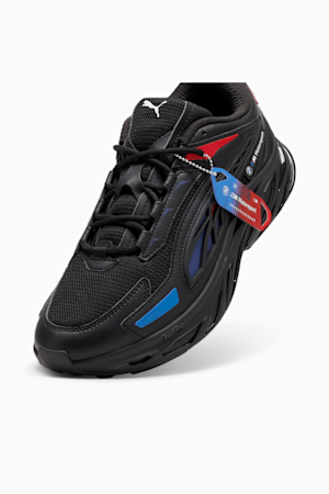 BMW M Motorsport Exotek NITRO™ Men's Sneakers, PUMA Black-Pop Red-Cool Cobalt, extralarge