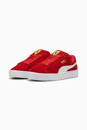 Scuderia Ferrari Suede XL Sneakers, Rosso Corsa-PUMA White, extralarge-GBR