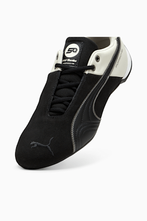 Porsche Legacy Future Cat Men's Motorsport Shoes, PUMA Black-Alpine Snow, extralarge