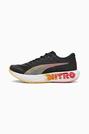 Deviate NITRO™ 2 Men's Running Shoes, PUMA Black-Sun Stream-Sunset Glow, extralarge-GBR