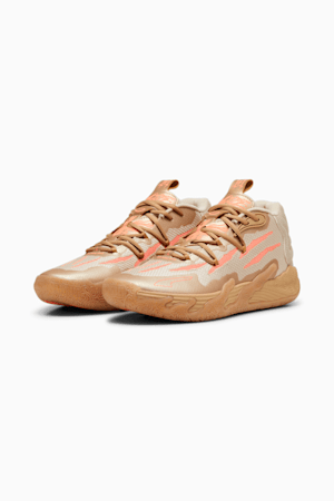 MB.03 CNY Basketball Shoes, PUMA Gold-Fluro Peach Pes, extralarge-GBR
