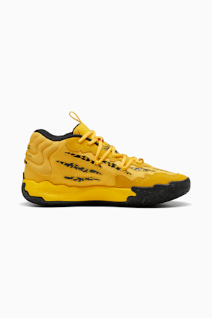 MB.03 Porsche Legacy Basketball Shoes, Sport Yellow-PUMA Black, extralarge-GBR