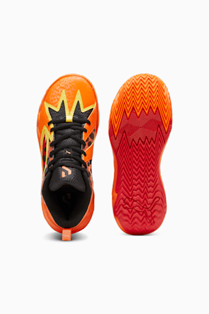 PUMA HOOPS x CHEETOS Scoot Zeros Youth Basketball Shoes, For All Time Red-Rickie Orange-Yellow Blaze-PUMA Black, extralarge-GBR