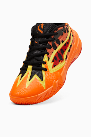 PUMA HOOPS x CHEETOS Scoot Zeros Youth Basketball Shoes, For All Time Red-Rickie Orange-Yellow Blaze-PUMA Black, extralarge-GBR