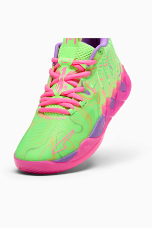 MB.01 Inverse Toxic Basketball Shoes, Purple Glimmer-KNOCKOUT PINK-Green Gecko, extralarge-GBR