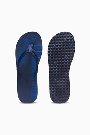 Puma navy blue flip flops outlet