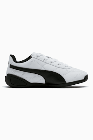 Tune Cat 3 Little Kids' Shoes, Puma White-Puma Black, extralarge