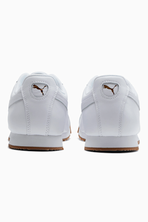 Roma Classic Gum Sneakers, Puma White-Puma Team Gold, extralarge