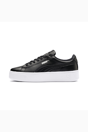 PUMA Vikky Stacked Women’s Sneakers, Puma Black-Puma Black, extralarge