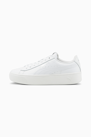 PUMA Vikky Stacked Women’s Sneakers, Puma White-Puma White, extralarge