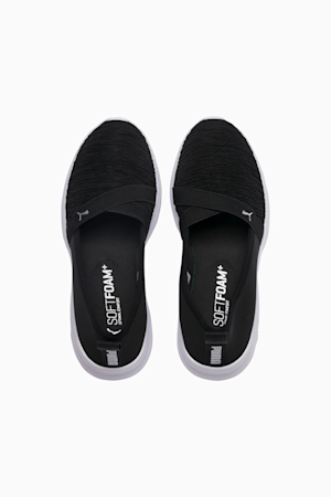 Adelina Women’s Ballet Shoes, Puma Black-Puma Silver, extralarge