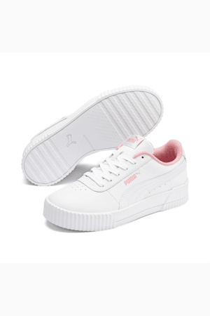 Carina L Youth Trainers, Puma White-Puma White, extralarge-GBR