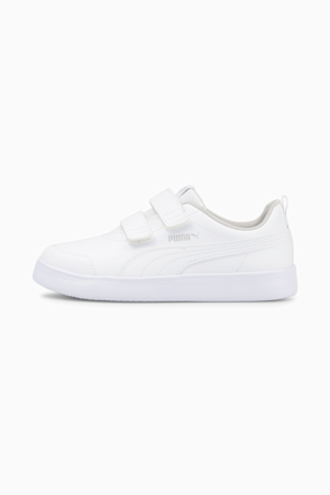 Courtflex V2 Kids' Trainers, Puma White-Gray Violet, extralarge-GBR