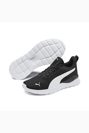 Anzarun Lite Youth Trainers, Puma Black-Puma White, extralarge-GBR