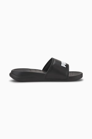 Popcat 20 Little Kids' Slides, Puma Black-Puma White, extralarge