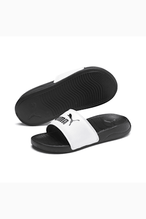 Popcat 20 Kids' Sandals, Puma White-Puma Black, extralarge-GBR