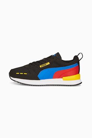 PUMA R78 Sneakers Big Kids, PUMA Black-Victoria Blue-Pelé Yellow, extralarge